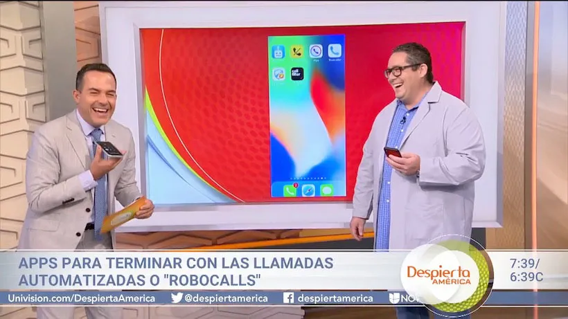 Stop Robocalls with your own bot and Sofia Vergara - Coro visits Despierta America